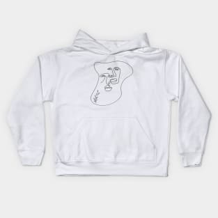 face art fantasy Kids Hoodie